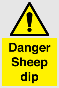 Danger Sheep dip